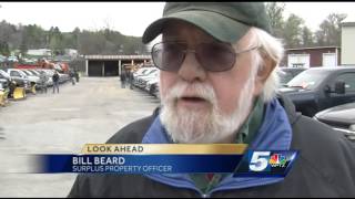 State auctioning off plows, cars, kayaks