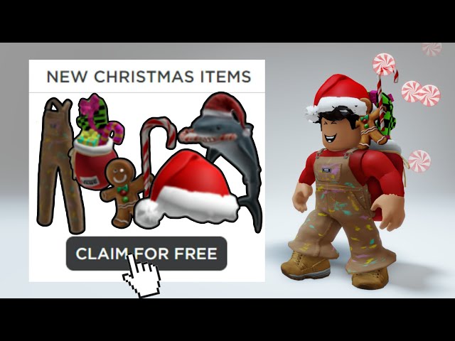 NEW FREE CHRISTMAS ITEMS ON ROBLOX! ☃️🎅🏻 