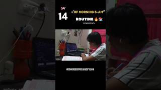 DAY- 13 of morning 5 AM routine,📚🔔 #10th #12th #motivation #vlog #morningroutine #workout #shorts