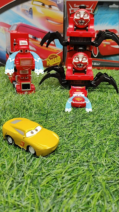 Lightning McQueen Or Choo Choo Charles, Choo Choo Train? Pixar Cars #toys #pixarcars #mcqueen #cars