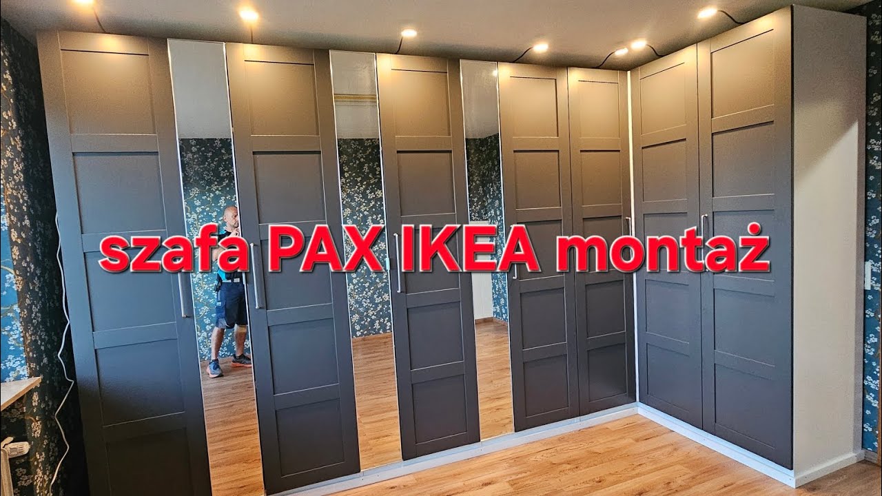 szafa PAX IKEA montaż IKEA PAX MONTAGE #ciekawostki #ikeapax #ikea #mebel #szafa