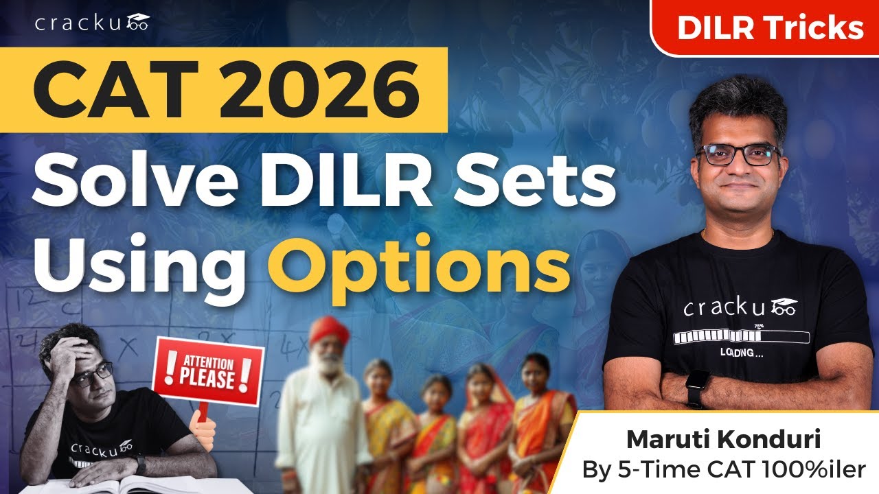 CAT 2026 DILR Tricks | How To Solve LRDI Sets Using Options? | DILR ...
