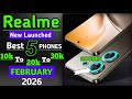 Realme New Launched 🔥📱 || Best 5 Phones || Feb 2026 🔥🔥||#realmesmartphone 