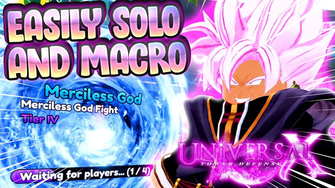 How To SOLO & MACRO Tier 4 Merciless Portals In Universal Tower Defense X!