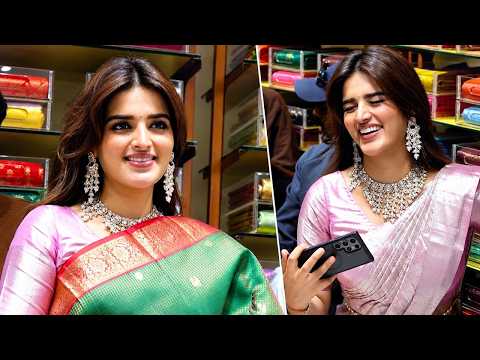 Actress Nidhhi Agerwal Grand Inauguration @ Anutex Shopping Mall | KPHB Hyderabad