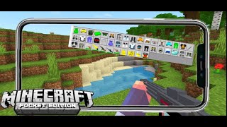 Tech Guns Mod For Minecraft PE (Minecraft Bedrock) screenshot 1