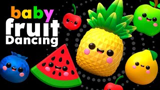 BABY FRUIT DANCING - Smoothie Mix 🍎🍊🍋‍🍏🍇 Sensory Video with Dance Music