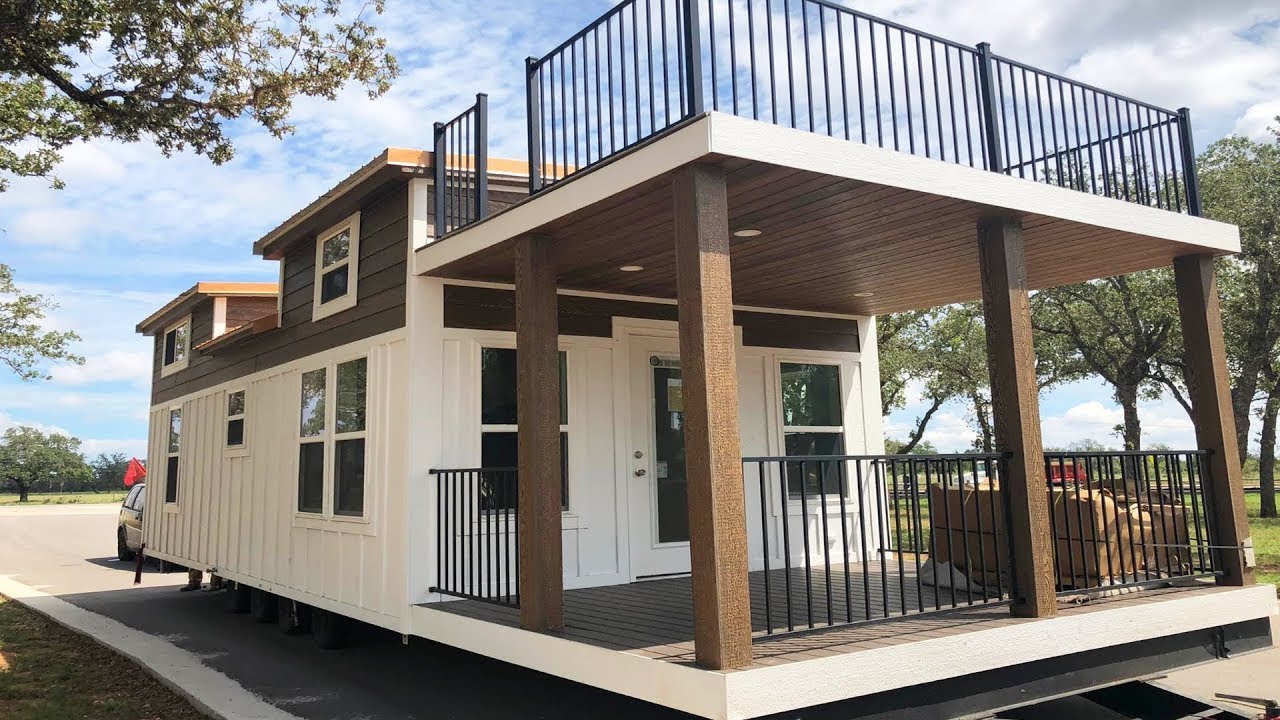 Incredibly Beautiful Park Model Tiny House in Fredericksburg - YouTube