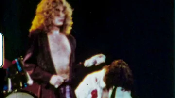 Led Zeppelin LIVE In Inglewood 6/26/1977 8mm footage