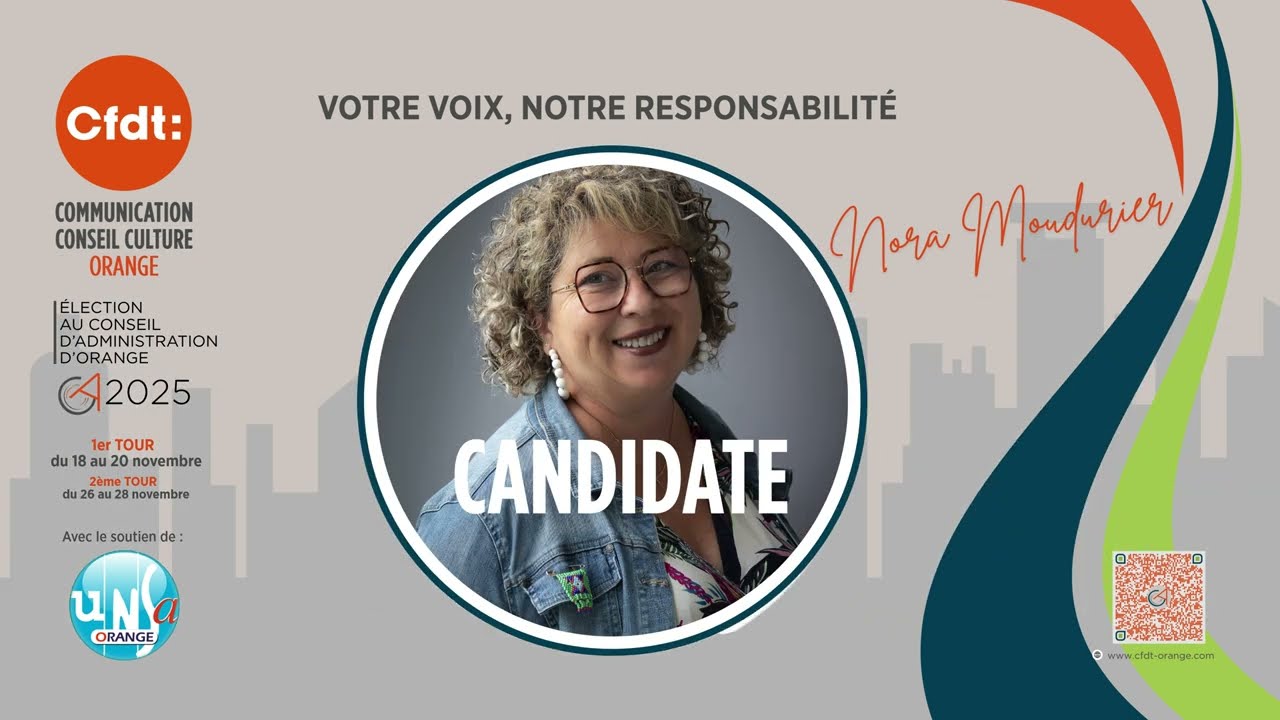 Votre voix, notre responsabilité » avec Nora Moudurier