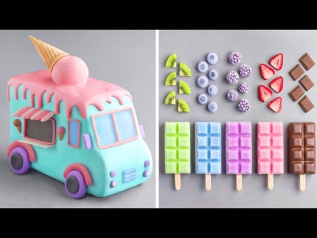 3 Hour Relaxing ⏰  Most Satisfying Cake Decorating Compilation | So Yummy Colorful Cake Tutorials class=