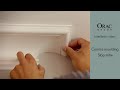 How To Install The Cornice Moulding Stop Mitre - Orac Decor® Installation Video