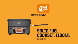 Esbit Solid fuel cookset, 1100ml