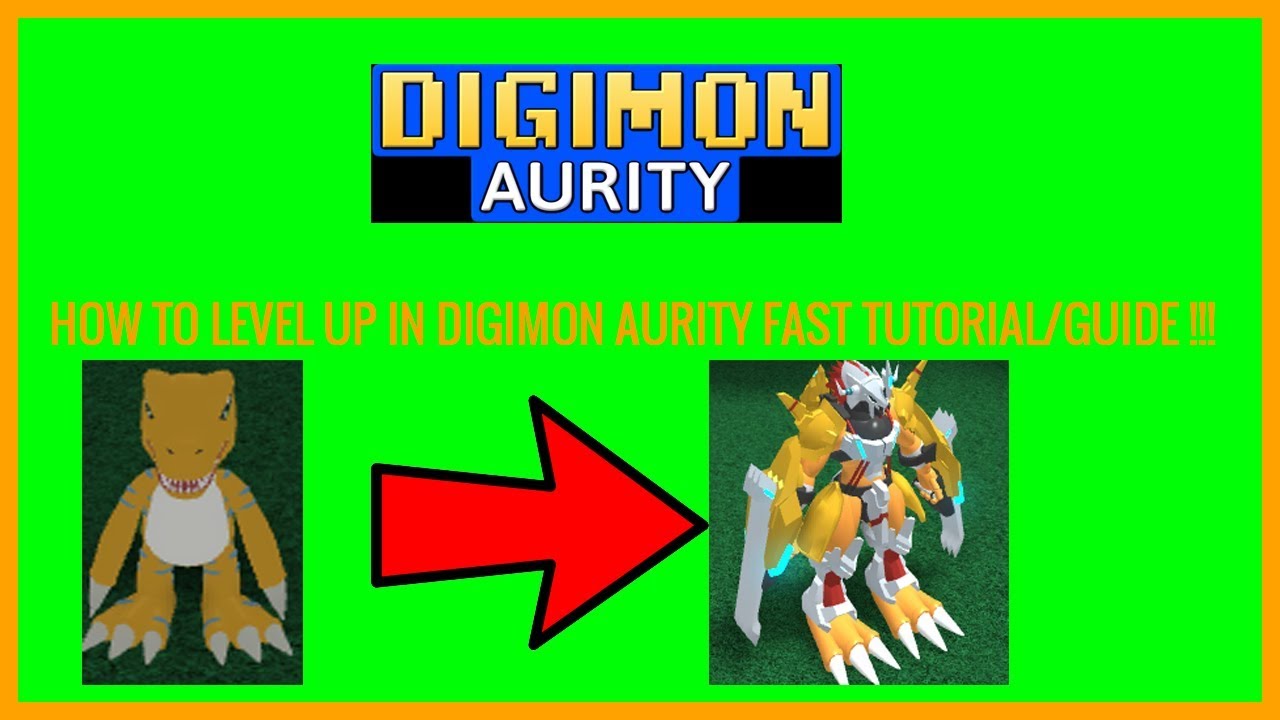 Roblox Digimon Aurity How To Level Up Fast For Beginners - how to level up fast in digimon aurity roblox
