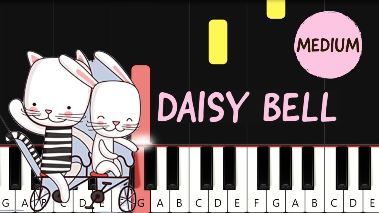 Daisy Bell -- Bicycle Built for Two (lead sheet with 3 verses and