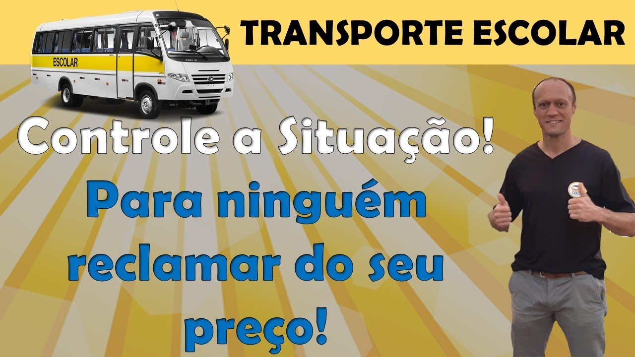 Gere valor para o seu serviço de Transporte Escolar