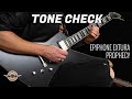 TONE CHECK: Epiphone Extura Prophecy Guitar Demo | No Talking