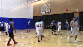 香港籃球俱樂部 第二屆瘋嵐籃球聯賽平日賽 20160907 第一節@大角咀體育館 B.Boss（白） vs 致命一擊（藍）