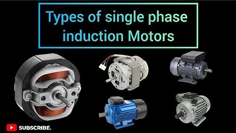 Types of single phase induction motors | motor