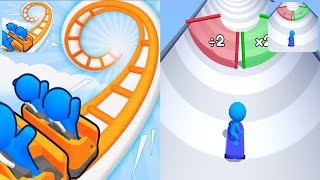 Runner Coaster vs Skate Master - Max Levels Unlocked Speedrun Gameplay screenshot 3