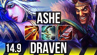 ASHE & Renata Glasc vs DRAVEN & Rell (ADC) | 16/1/8, Legendary | NA Master | 14.9