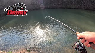 College Fisherman Tries Trout Fishing (Bennett Springs State Park)