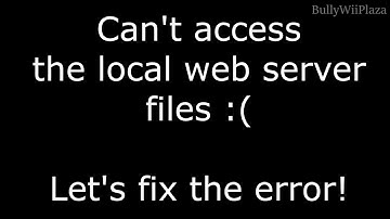 [Wii U] Fixing WampServer "Forbidden" Error