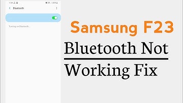 Samsung F23 Bluetooth Not Working Problem Solve