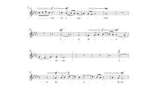 Soprano - Sicut Cervus, P.l. Da Palestrina