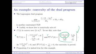 [OR3-Theory] Lecture 6: Lagrange Duality and the KKT Condition #12 An example of Lagrange duality