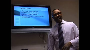 Assertive Training Video - Planning for a more Assertive you - Part 3
