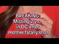 Amber Alert issued for missing 2 year old