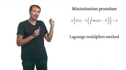Density Functional Theory Lecture # 12-Thomas Fermi as density functional