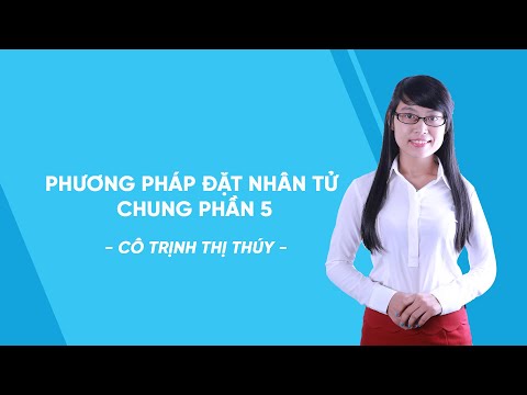 Video Phương pháp đặt nhân tử chung phần 5 - Toán lớp 8 - Cô... - youtube