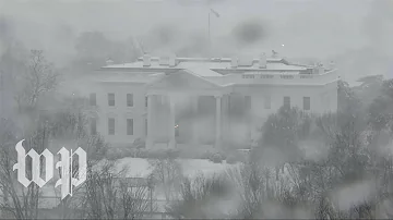 Watch as a winter storm unleashes snow, ice and rain across U.S.