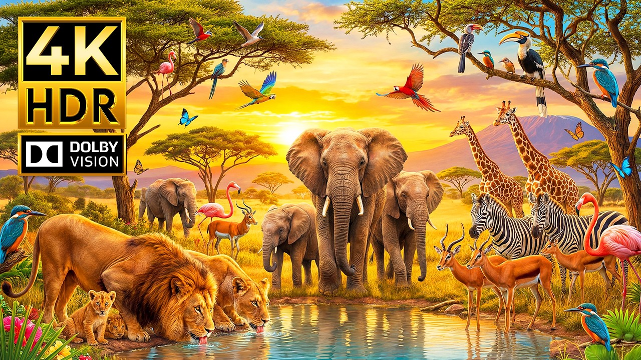 The Breathtaking Wildlife of The World | 4K HDR 120fps Dolby Vision (4K/8K TV)
