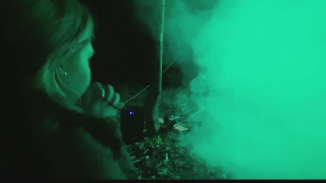 checks out Burkett's Haunted Hayride YouTube