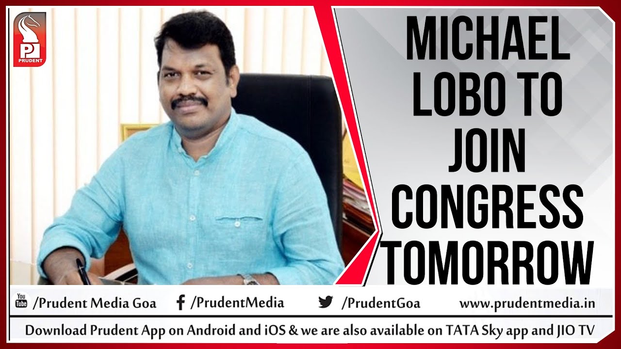 MICHAEL LOBO TO JOIN CONGRESS TOMORROW