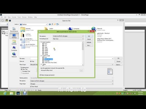 Nuance Omnipage Professional 18 OCR Tutorial in ( HD )