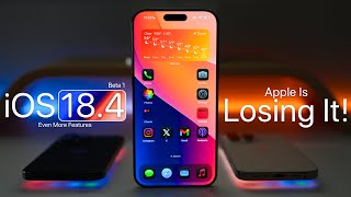 iOS 18.4 Beta 1 - Apple Is Losing It! - Features, Battery and Follow Up
iOS 18.4 Beta 1 - Apple Is Losing It! - Features, Battery and Follow Up iOS 18.4 Beta 1 - Apple Is Losing It! - Features, Battery and Follow Up
