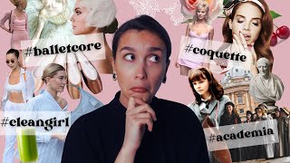 Analyzing popular TIKTOK TRENDS | Balletcore, Clean Girl Aesthetic, Coquettecore | YES or PASS?