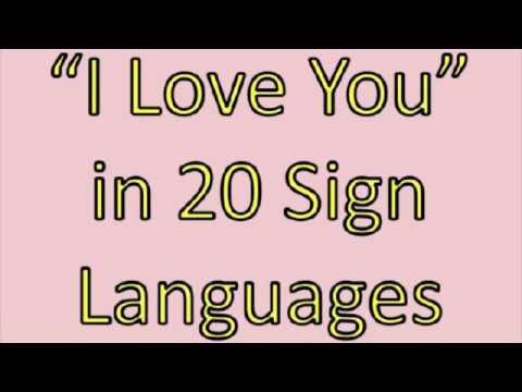 20 ways to Say I Love You In Sign Language  - Sign Language 101