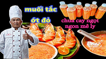 nước chấm thần thánh muối tắc ớt đỏ cân tất cả các món. #ẩmthựcđasắcmàu