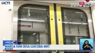 Ujicoba MRT, Warga Jakarta Bisa Ikut Serta Pada 12-24 Maret Mendatang - SIS 01/03
