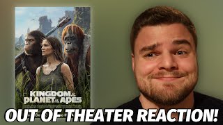 Kingdom of the Planet of the Apes Out of Theater REACTION!