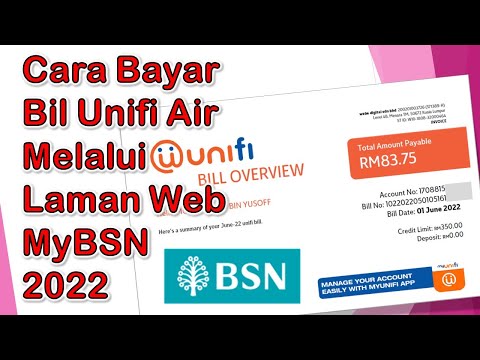 Cara Bayar Bil Unifi Air Melalui Laman Web MyBSN 2022