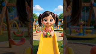 Niloya ve Tospik Parkta Kaydıraktan Kayıyorlar #niloya #tospik #kaydırak #park #çizgifilm #komik