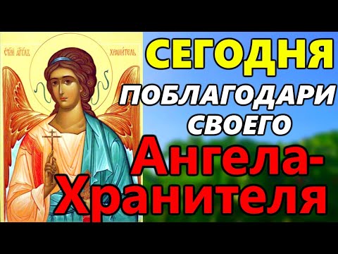 СКАЖИ СПАСИБО АНГЕЛУ ХРАНИТЕЛЮ ПРЯМО СЕЙЧАС. Молитва Ангелу Хранителю