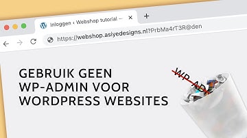 Les 1: Veilig Inloggen In Wordpress | Basis Wordpress Tutorial | Hoe Je Kan Inloggen In Wordpress