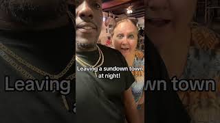 Leaving a sundown town at night! #ComedyTrapper